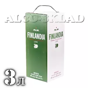 Горілка Фінляндія (Finlandia) Лайм 3 л у тетрапаку